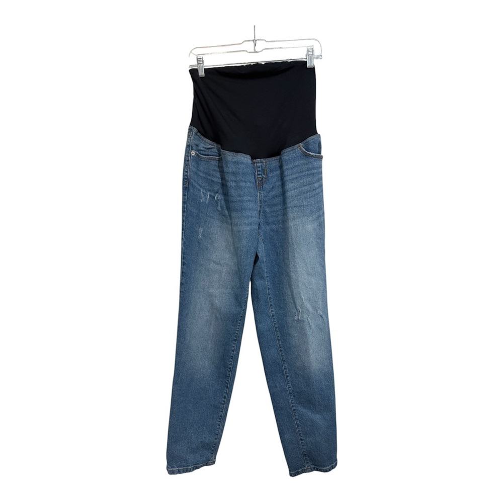 Isabel Maternity by Ingrid & Isabel 90s Straight Leg Over-the-Belly Jeans